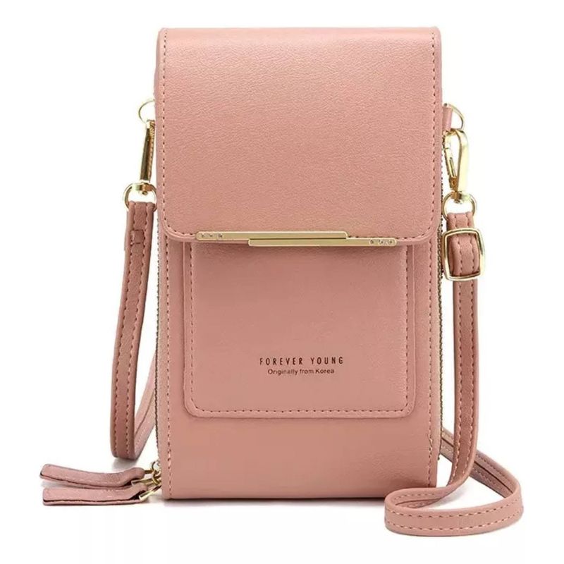 GENERICO - Bolso Billetera Porta Celular Manos Libres Cartera.