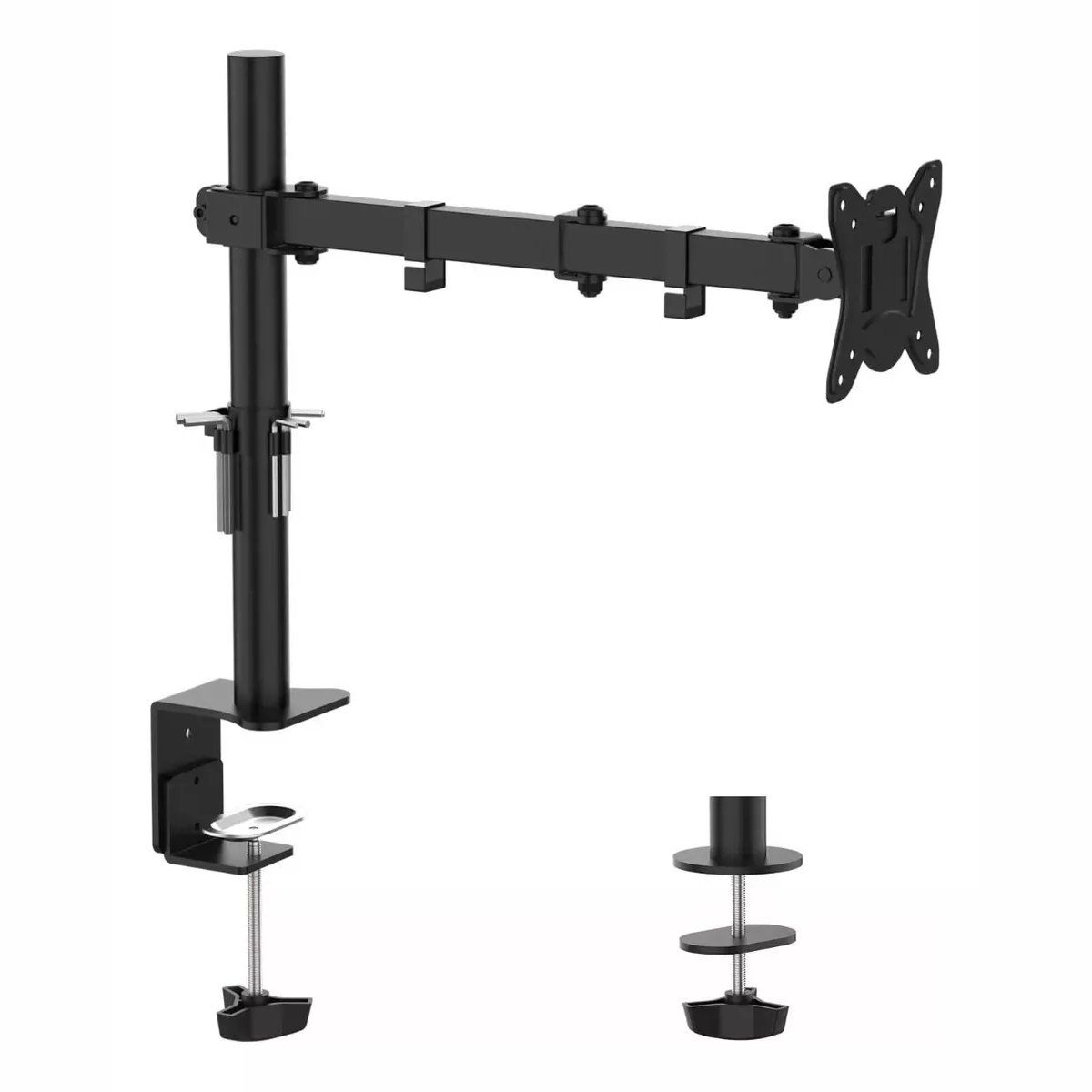 GENERICO - Soporte De Escritorio Para Monitor Con Brazo Y Giro De 360º