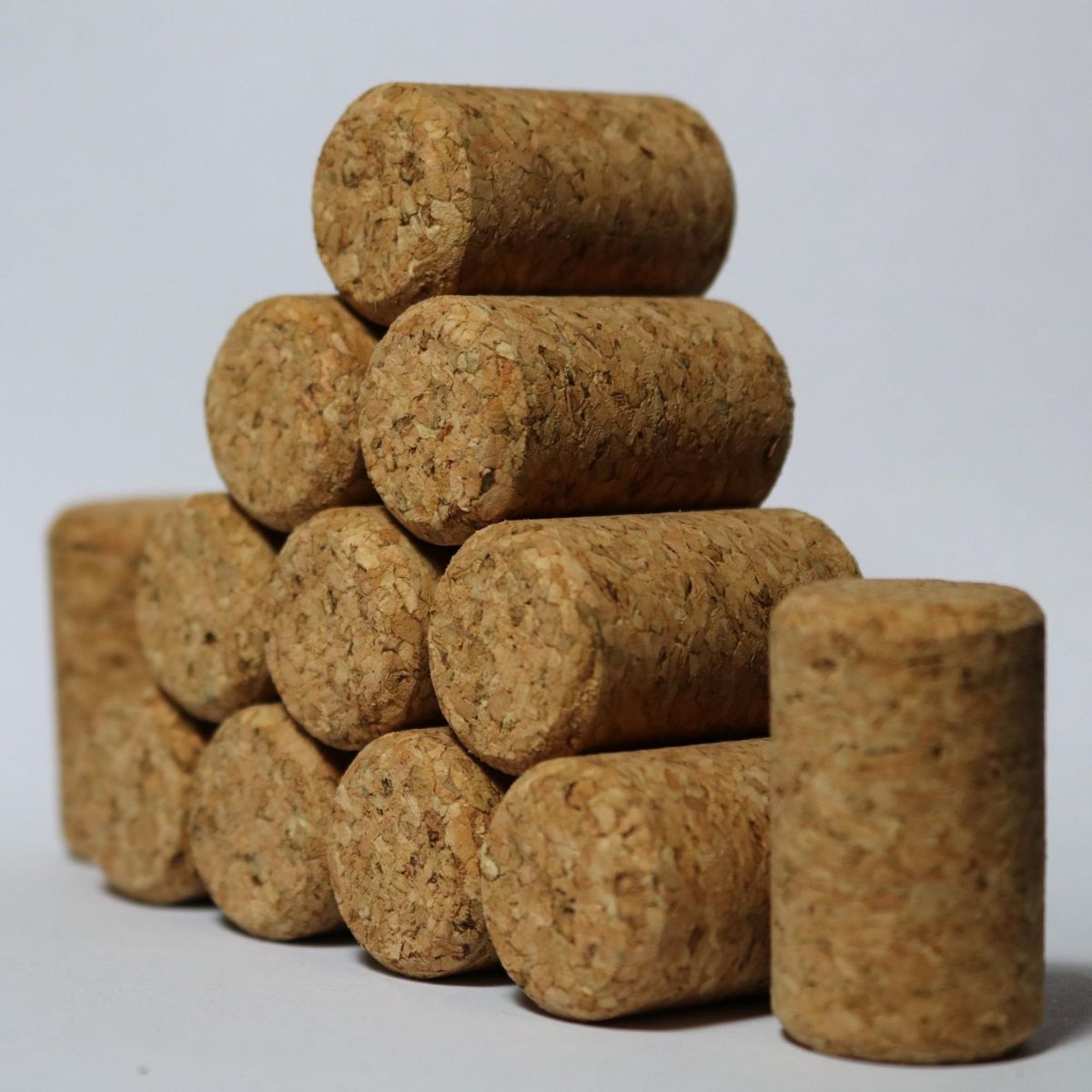 GENERICO - Tapon De Corcho Para Vino ( 12 Unidades)