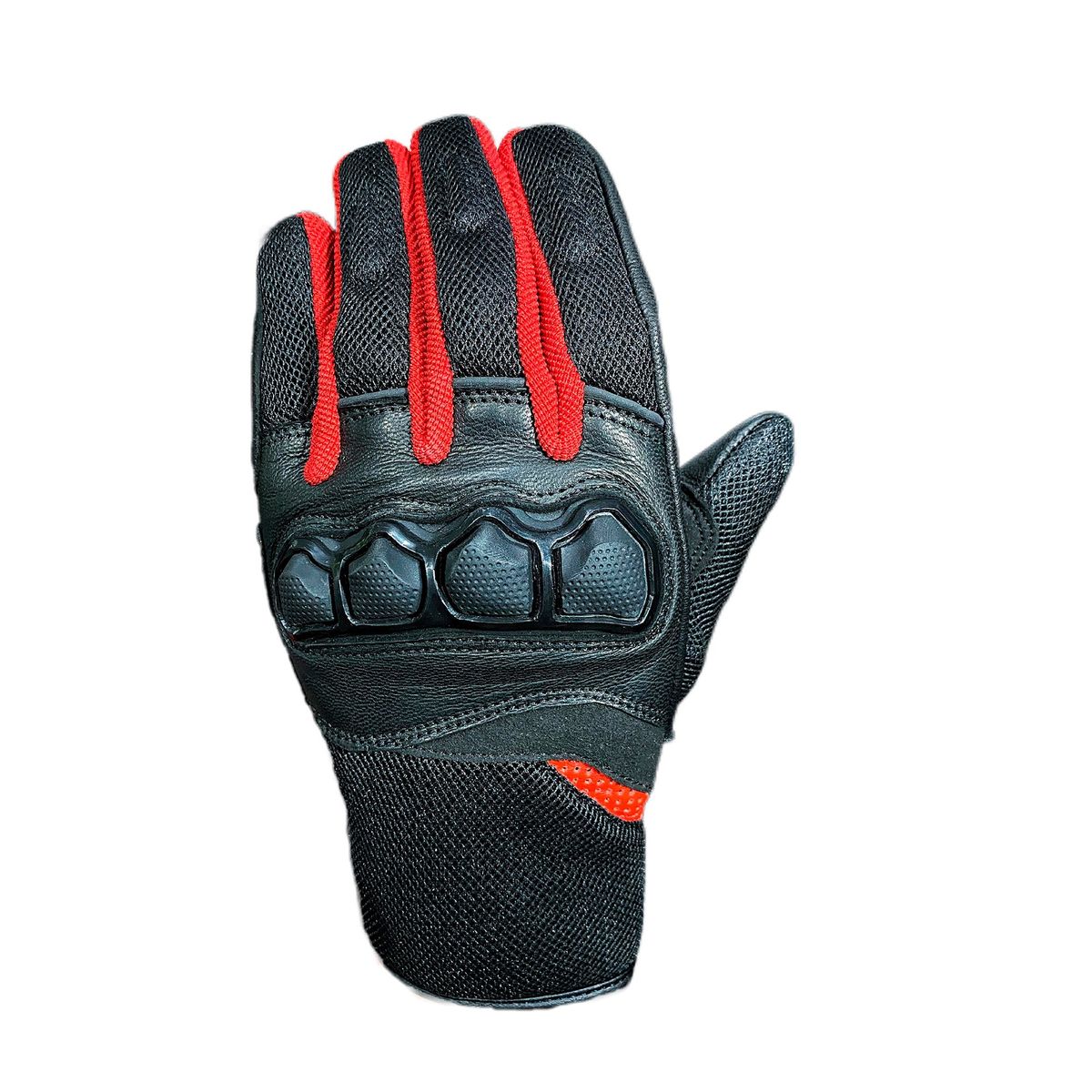 SMART BIKERS - GUANTES DE PROTECCION SM RACEWEAR RIDER NEGROROJO L