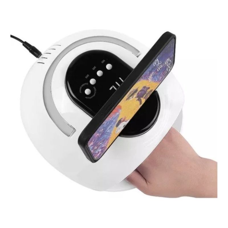 GENERICO - Lampara De Uñas Led Uv 168w Secado Rapido Soporte Celular