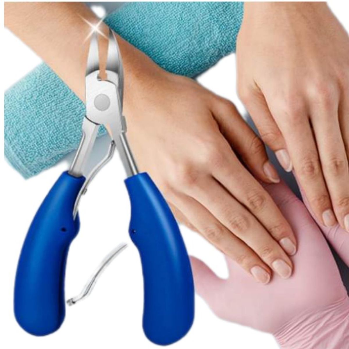 GENERICO - Cortauñas alicate punta curva Para Uñas Encarnadas Gruesas