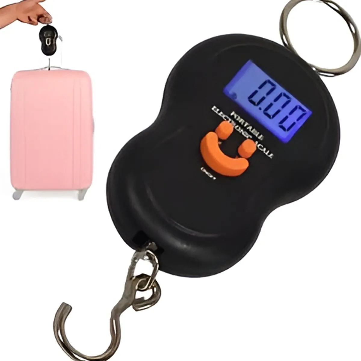 GENERICO - Balanza Bascula Pesa Digital 50K Maletas Equipaje