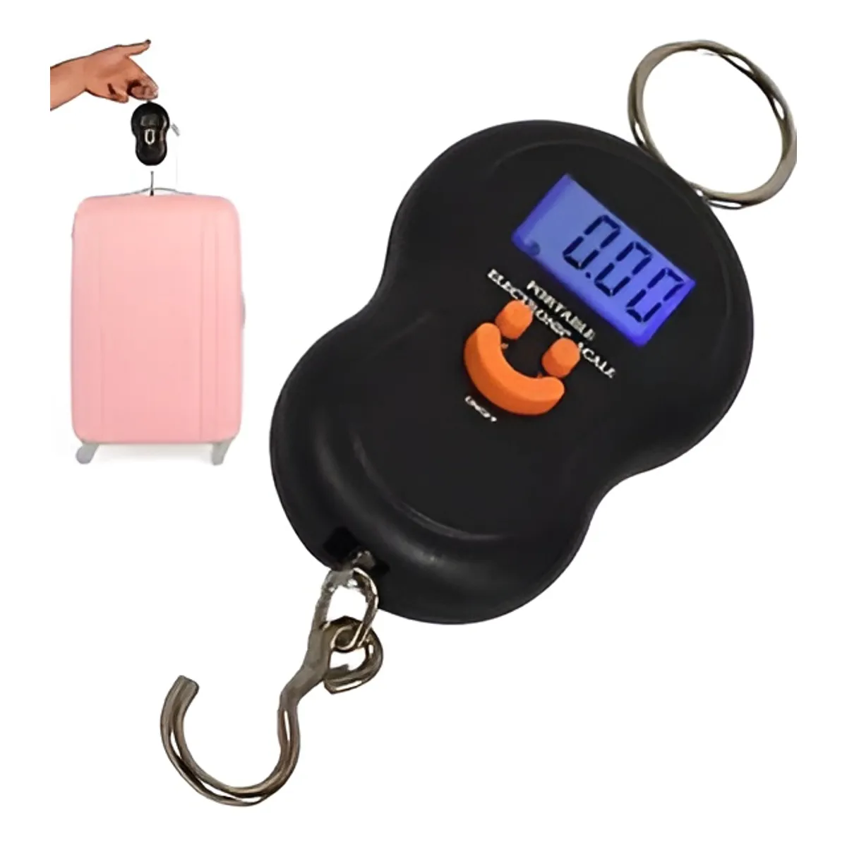 GENERICO - Balanza Bascula Pesa Digital 50K Maletas Equipaje