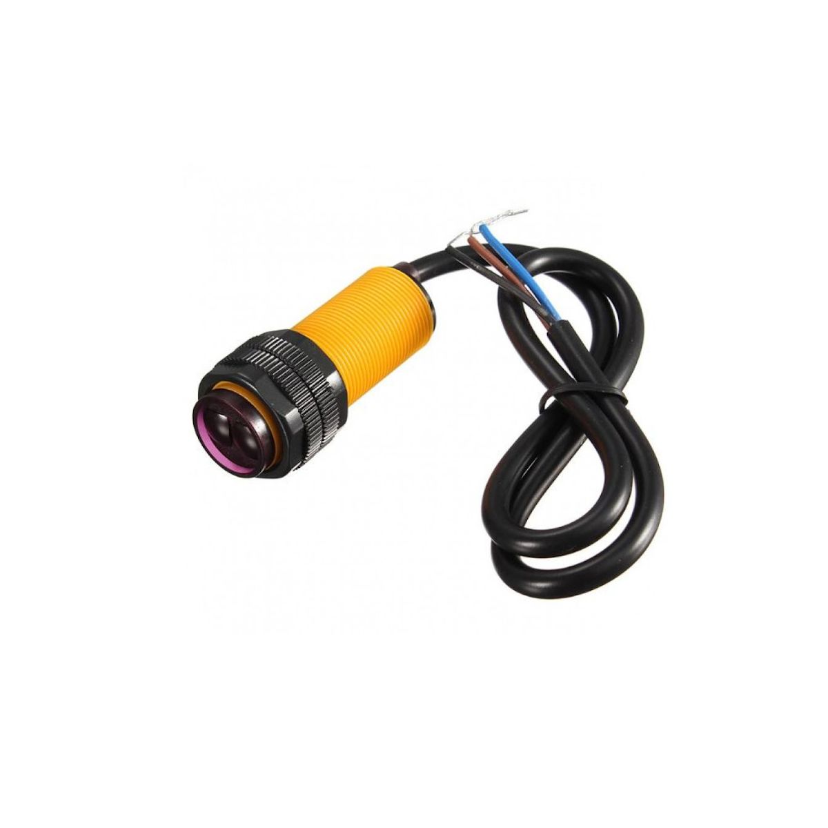 GENERICO - Sensor Distancia Infrarojo E18-d80nk 3-80cm Npn Nc Cerrado