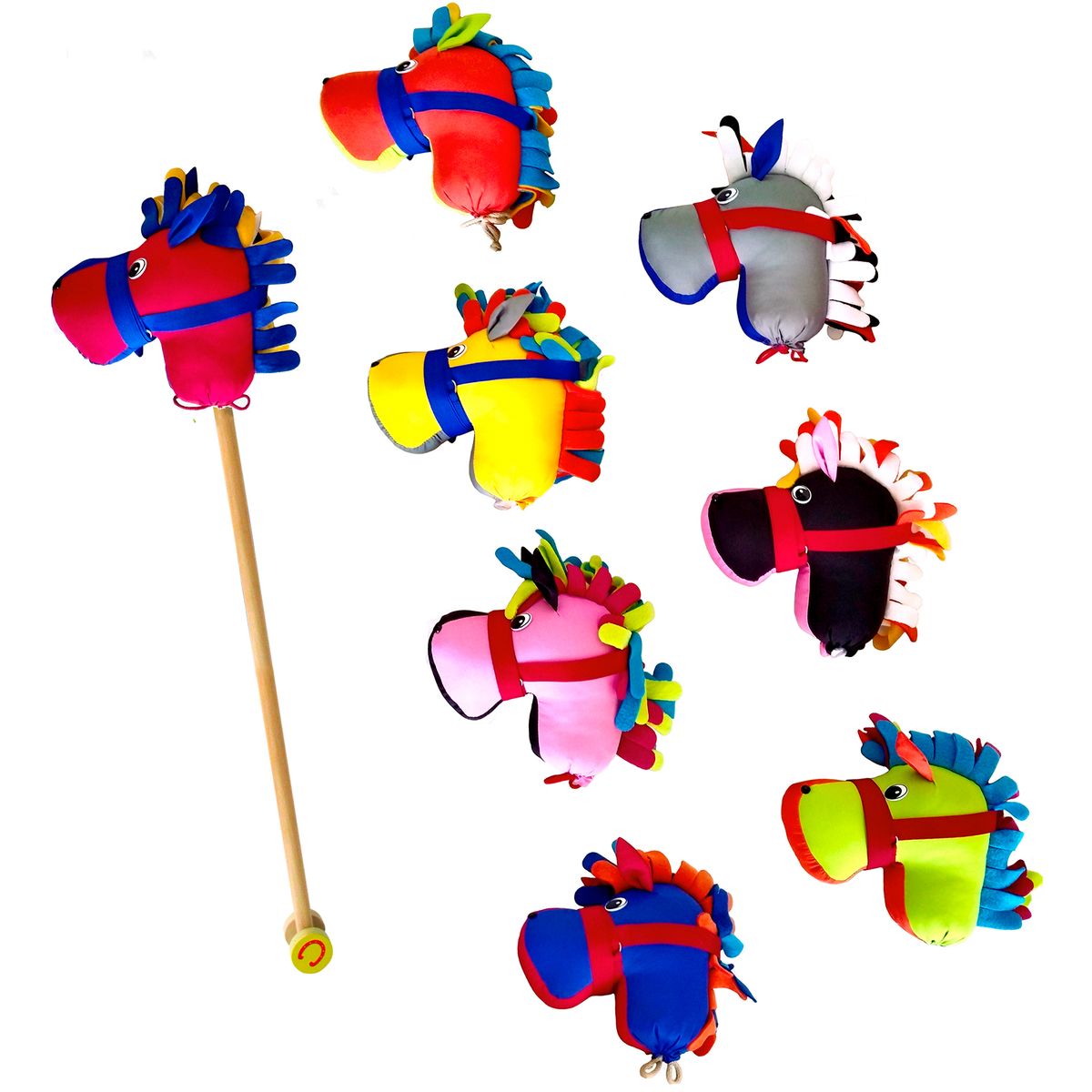 CELMAX - Caballito con palo madera