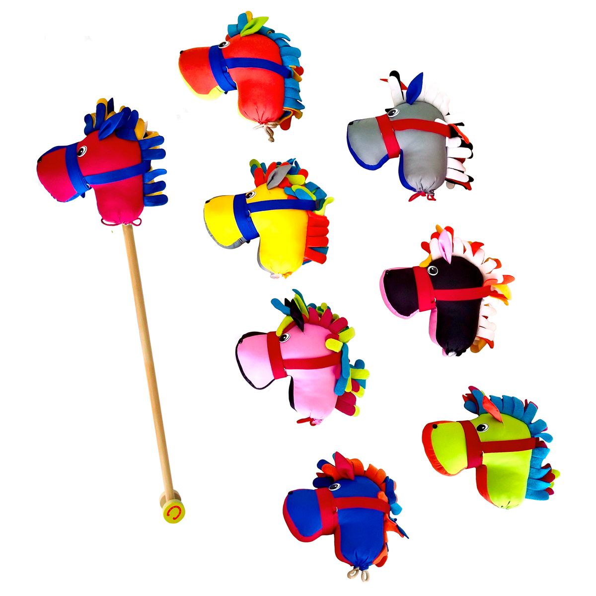 CELMAX - Caballito con palo madera