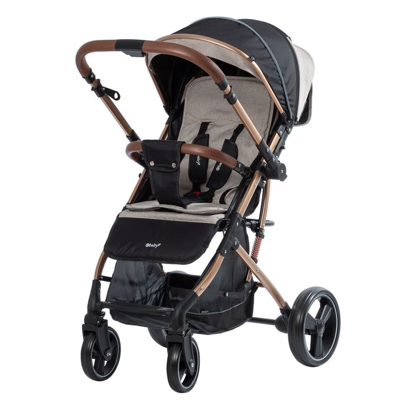 EBABY - Coche Para Bebe Tipo Maleta Mango Reversible Plegable Ebaby