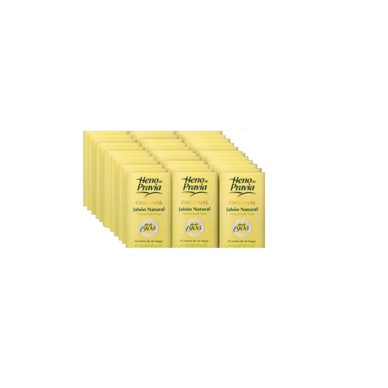 HENO DE PRAVIA - Caja Jabón Heno de Pravia Original x 36 Unds de 150 gr