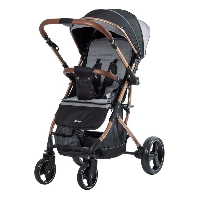 GENERICO - Coche Para Bebe Tipo Maleta Mango Reversible Plegable Ebaby