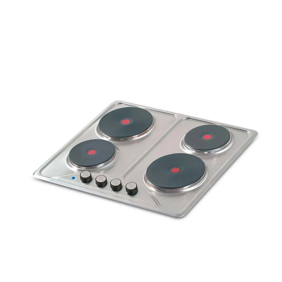 CHALLENGER - Estufa de empotrar en acero inoxidable Challenger de cuatro puestos de 58.5cm eléctrica 220V SD 6104