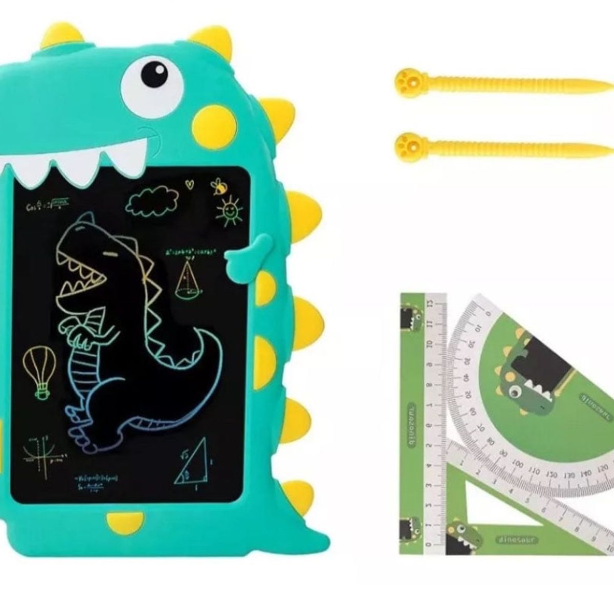 GENERICO - Tablero Mágico Dinosaurio Lcd 8.5 Color Verde