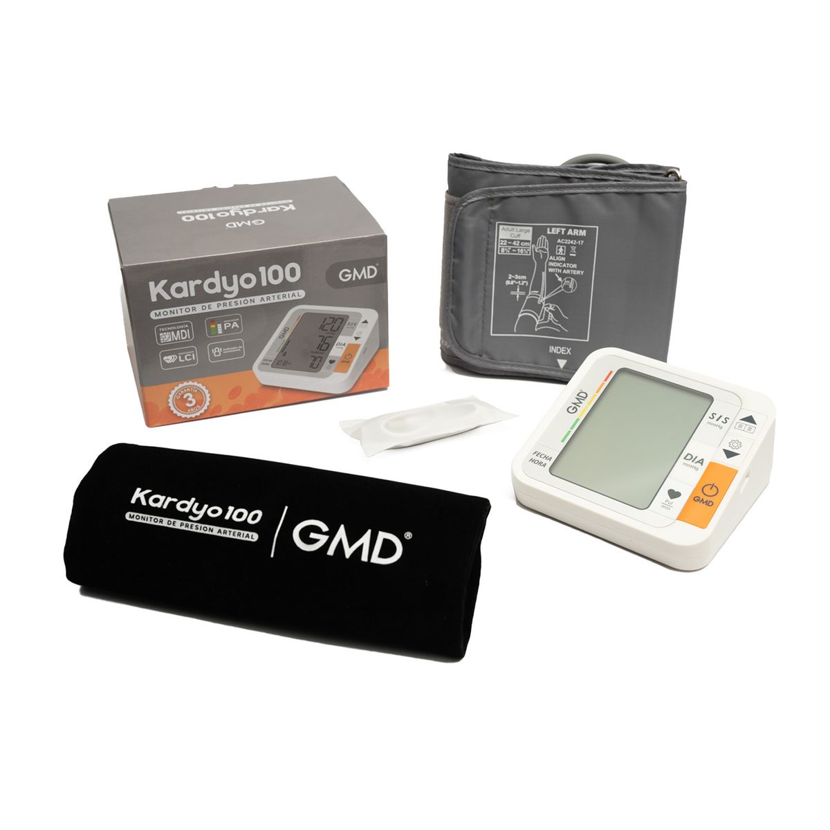 GMD - Tensiómetro Digital De Brazo De Un Usuario Con Cargador Gmd