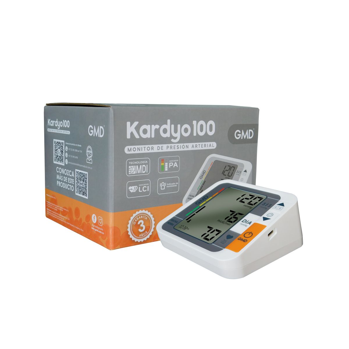 GMD - Tensiómetro Digital De Brazo De Un Usuario Con Cargador Gmd