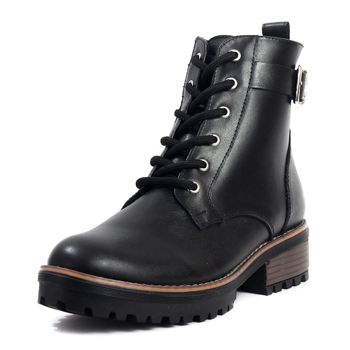 OCAI - Bota Mujer Cuero Negro OCAi Olivia