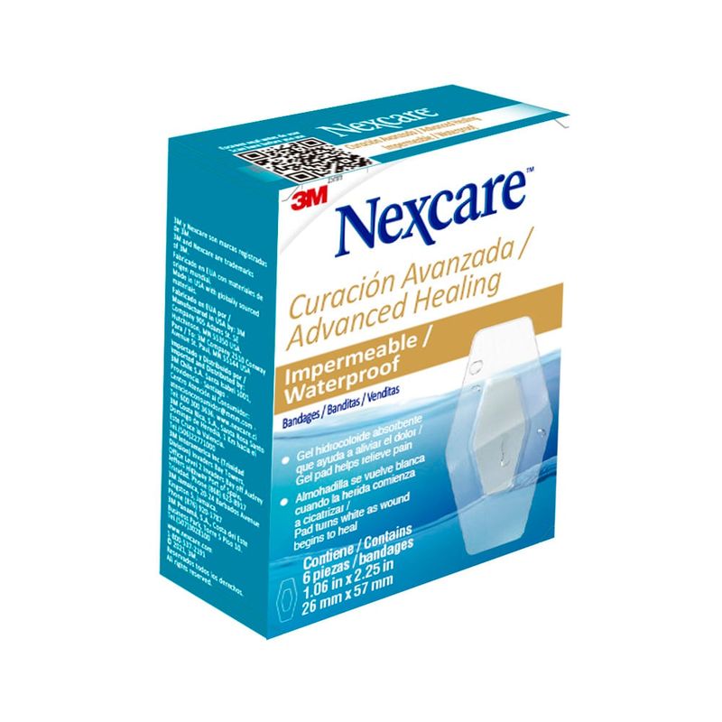 NEXCARE - Curas Nexcare Impermebales 26 X 57mm X 6Und