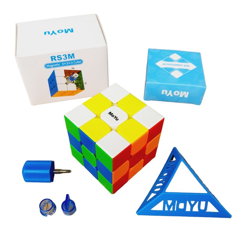 MOYU - Rs3m 2024 Cubo Rubik 3x3 Moyu Cube Profesional Speed