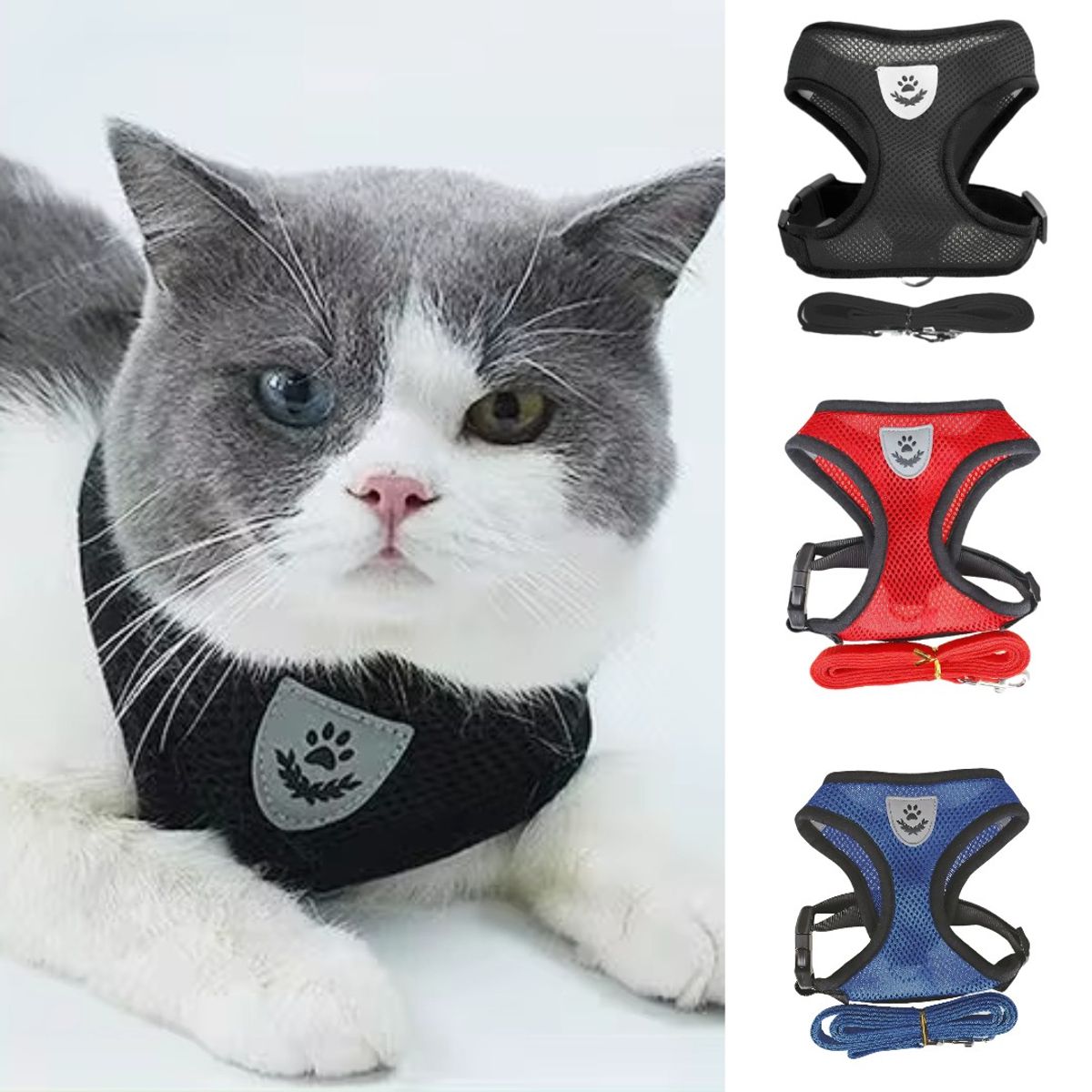 GENERICO - Arnés Pechera Chaleco Para Perro Y Gato Raza Pequeña