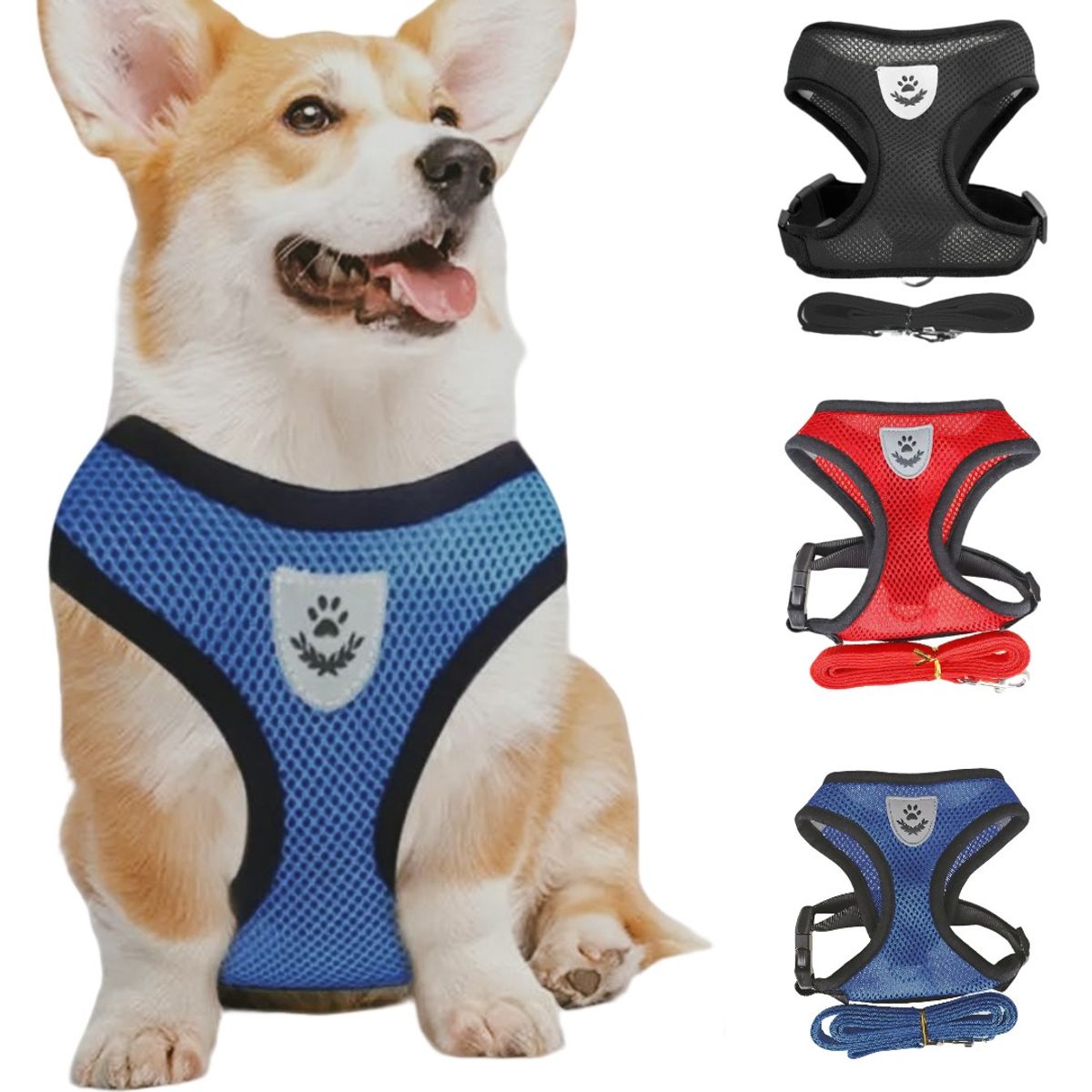 GENERICO - Arnés Pechera Chaleco Para Perro Y Gato Raza Pequeña