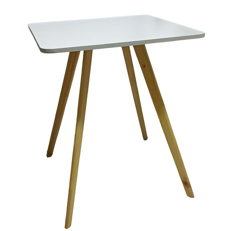 GENERICO - Comedor Auxiliar Cuadrado 60 X 75 Cm   Moderno Y Versátil