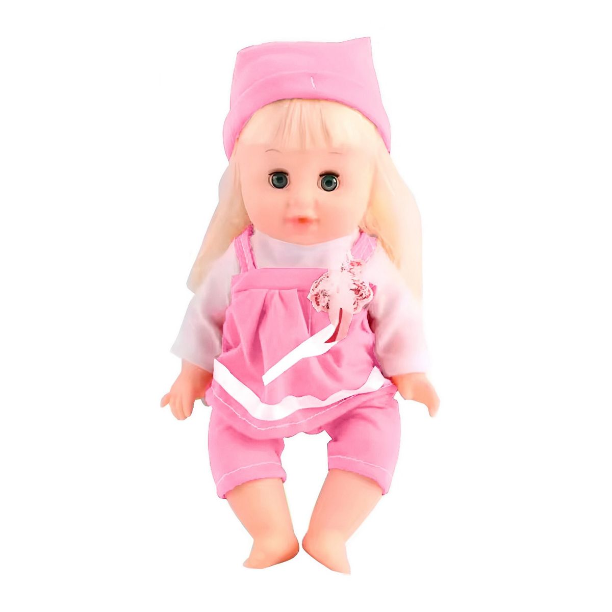 GENERICO - Muñeco Bebe Vestido Rosa Pañal Vacinilla Juguete Niñas