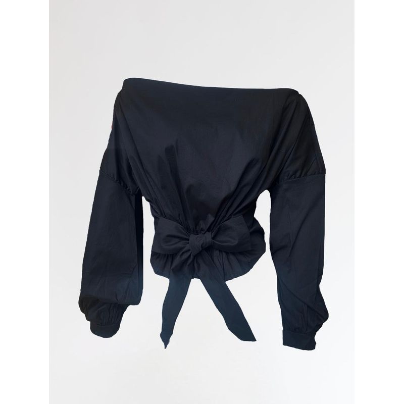 MOLGOA - Blusa Para Mujer Cuello Bandeja - The True