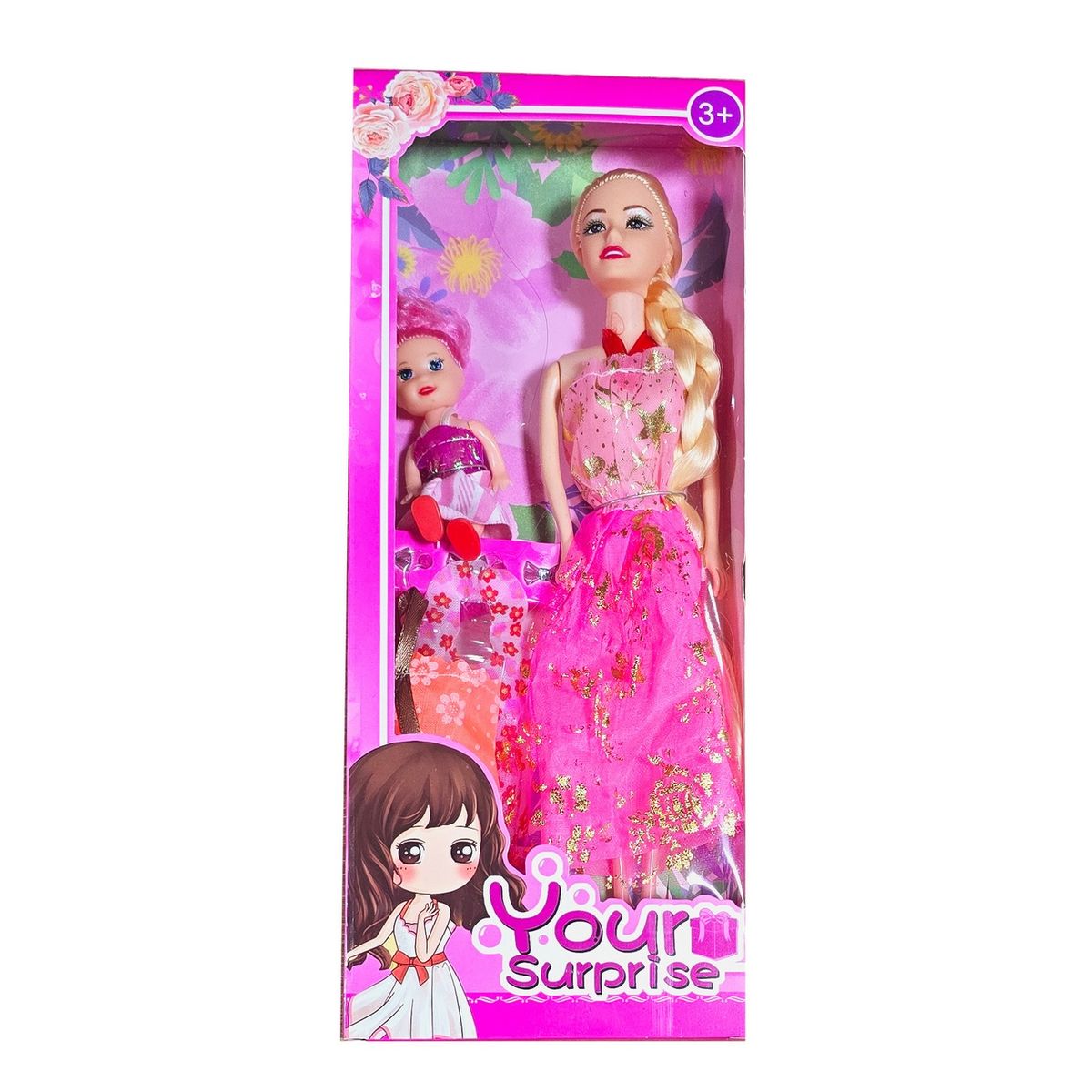 GENERICO - Muñeca Vestidos Mini Muñeca Juguete Niñas Interactivo