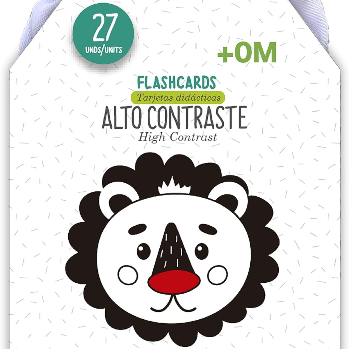 KOCODIO - Juego Estimulación Visual Flash Cards Alto Contraste Bebés
