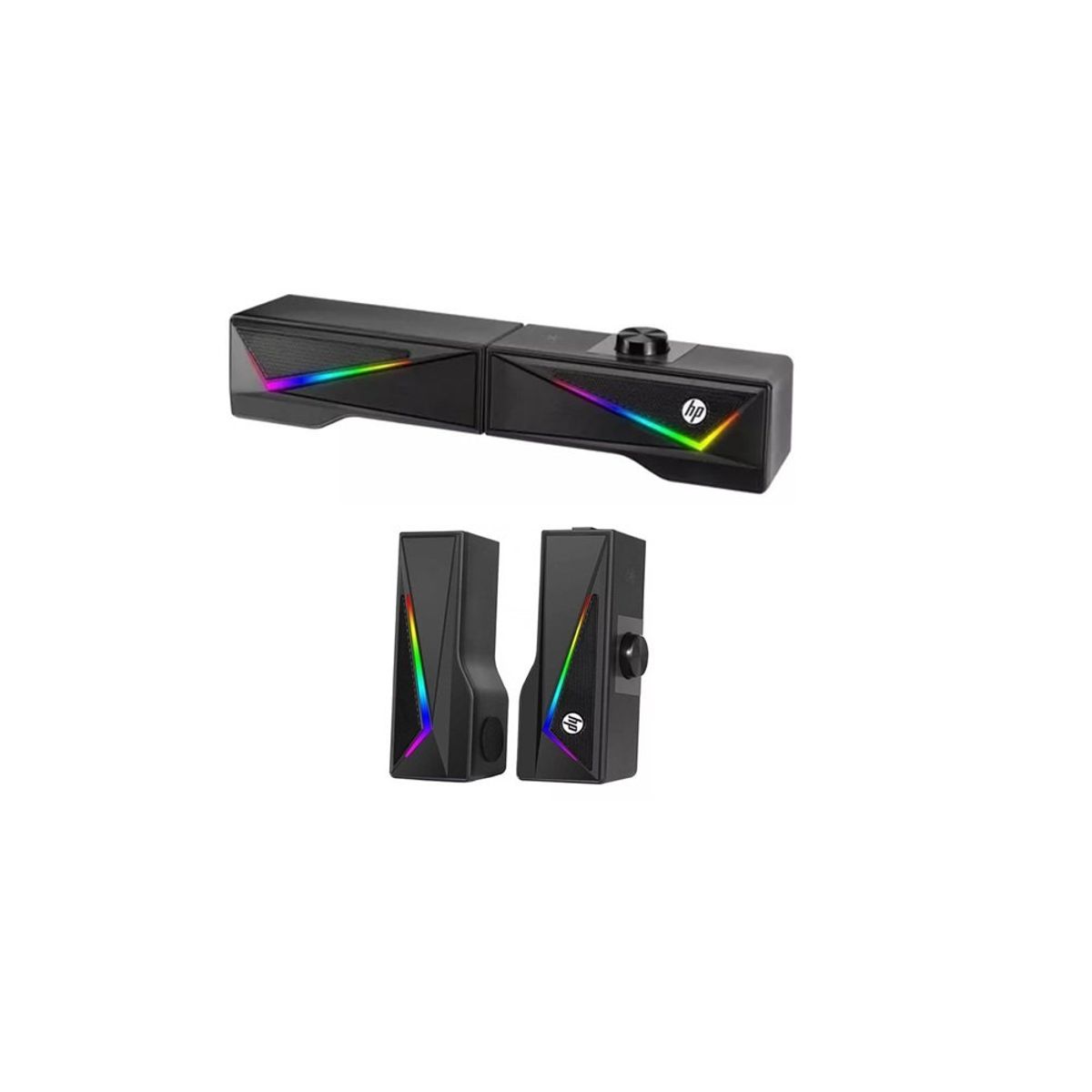 HP - Parlante PC HP USB 3.5 mm HI FI Gamer Portatil Altavoz Magnetico Barra