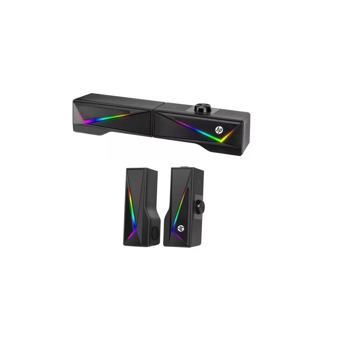 HP - Parlante PC HP USB 3.5 mm HI FI Gamer Portatil Altavoz Magnetico Barra