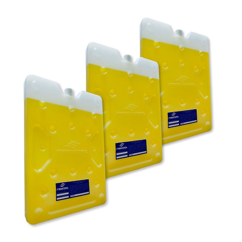 GENERICO - KIT X3  Pila Gel Refrigerante Ice Pack Hielo Cadena Frío