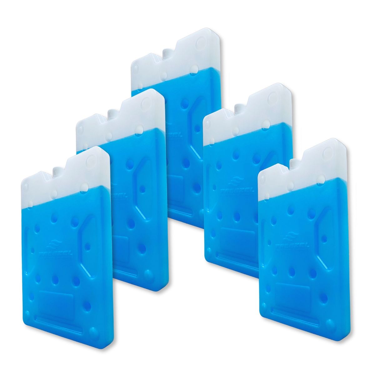 GENERICO - KIT X5 Pila Gel Refrigerante Ice Pack Hielo Cadena Frío