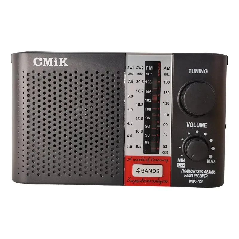 CMIK - Radio Bocina Portátil Bandas Amfmsw Altavoz Reproductor