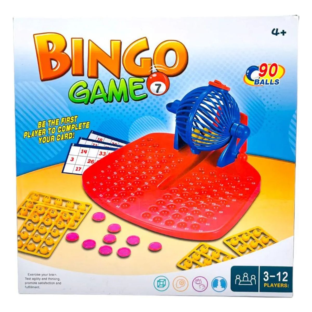 GENERICO - Juego Mesa Bingo Tradicional Clásico Pelotas Diversion Amigo