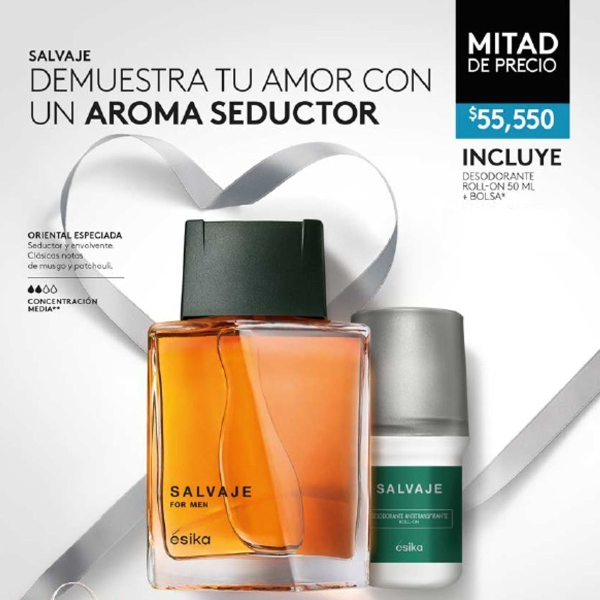 ESIKA - Set Perfume Salvaje for men de Esika 90 m