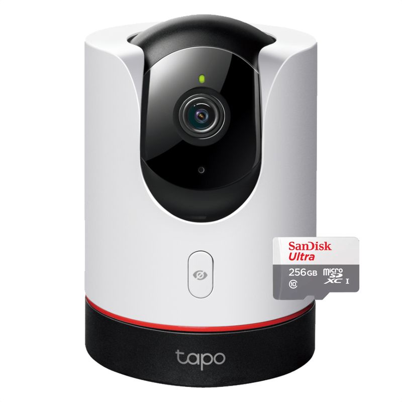 TP LINK - Cámara Wifi Robótica Smart Audio Tp-link Tapo C225 + Micro SD 256 GB