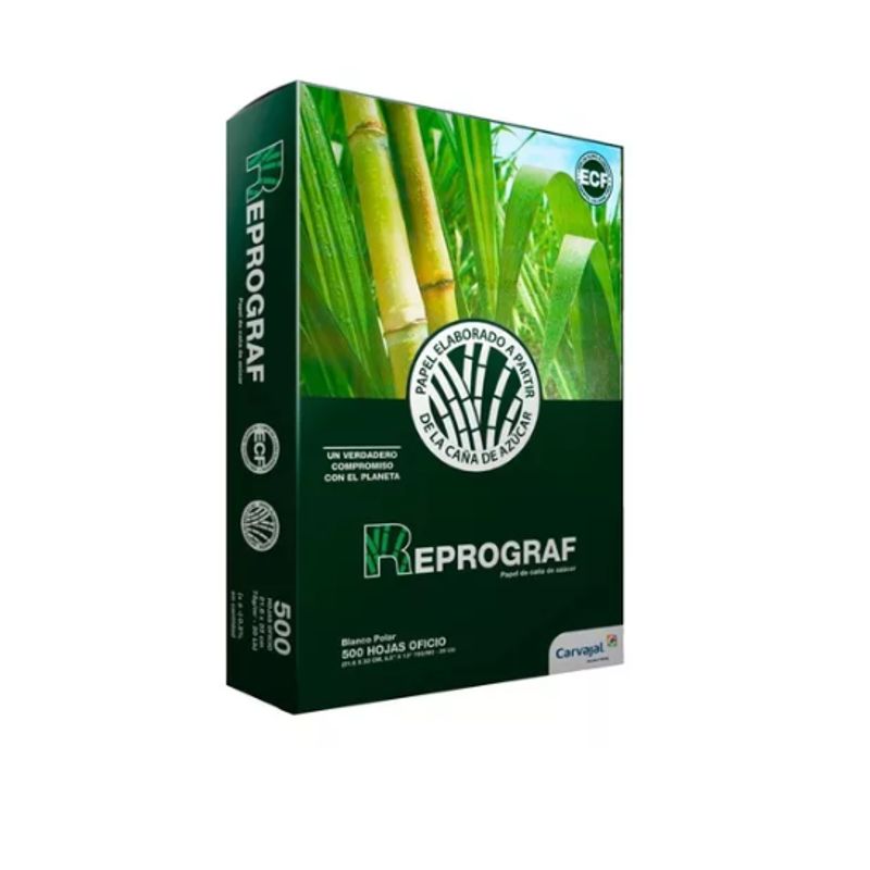 GENERICO - Resma De Papel Blanco Ecologico Tamaño Carta X 500 Hojas
