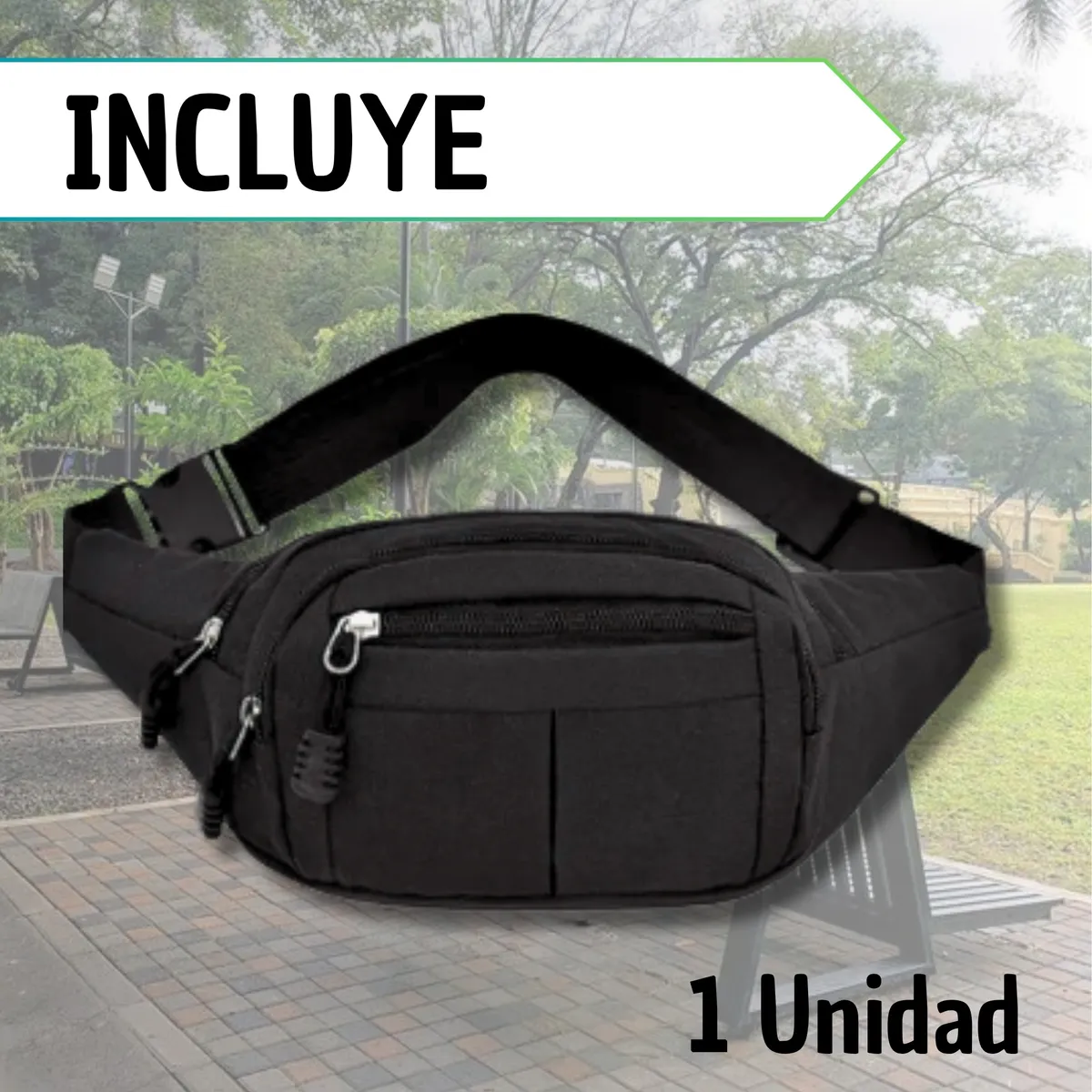 GENERICO - Riñonera Canguro Unisex Multifuncional Impermeable