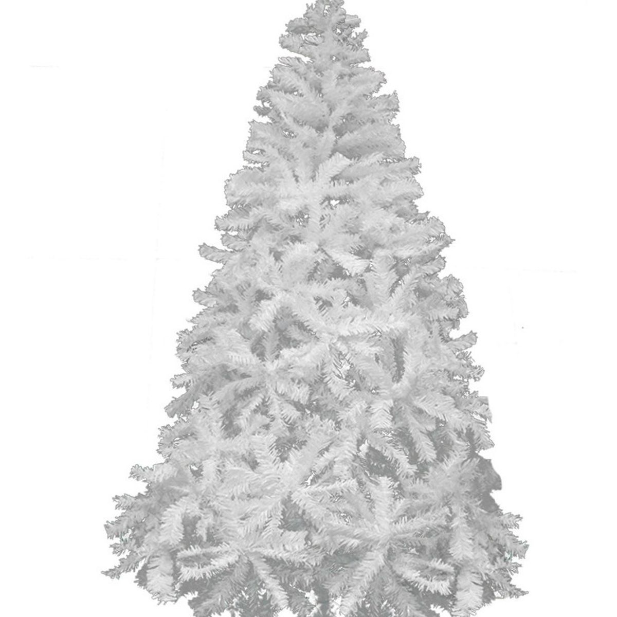 JARDIMEX - JARDINMEX - Arbol De Navidad Artificial Plegable 160 cm Robusto Color Blanco Frondoso