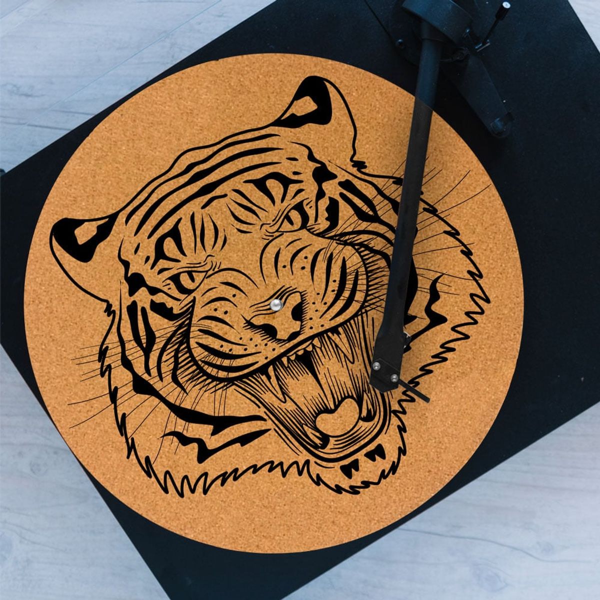 GENERICO - Slipmat Deslizador Profesional De Corcho Europeo Tiger