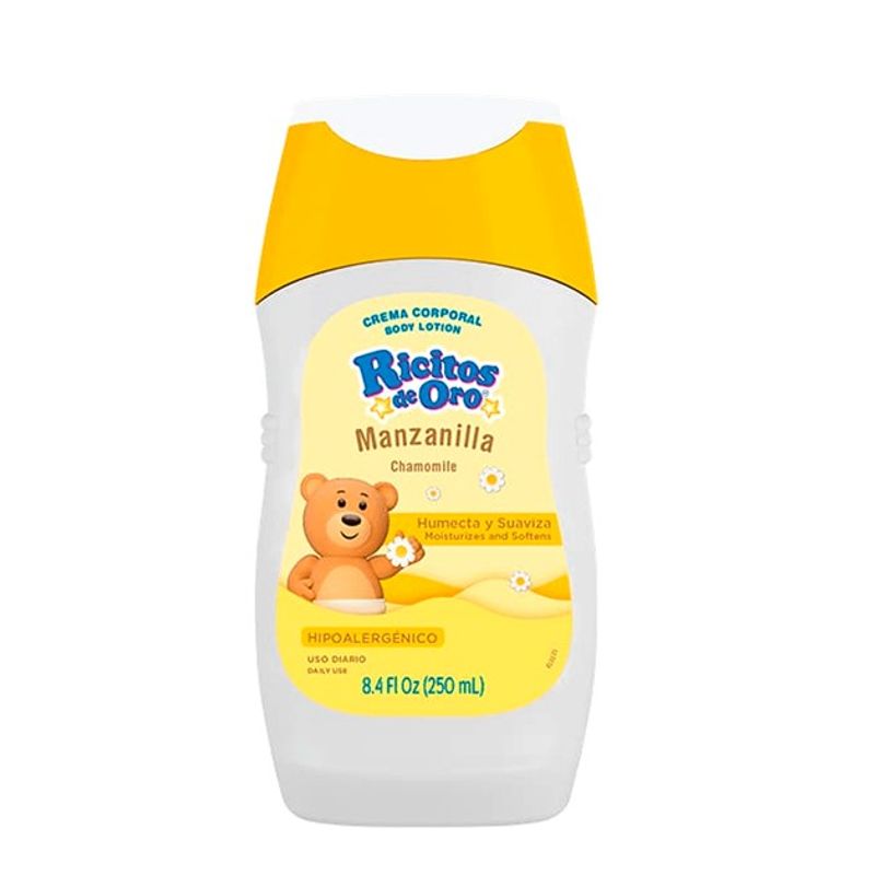 GENERICO - Crema Corporal de Manzanilla 250ml Ricitos de Oro - Grisi