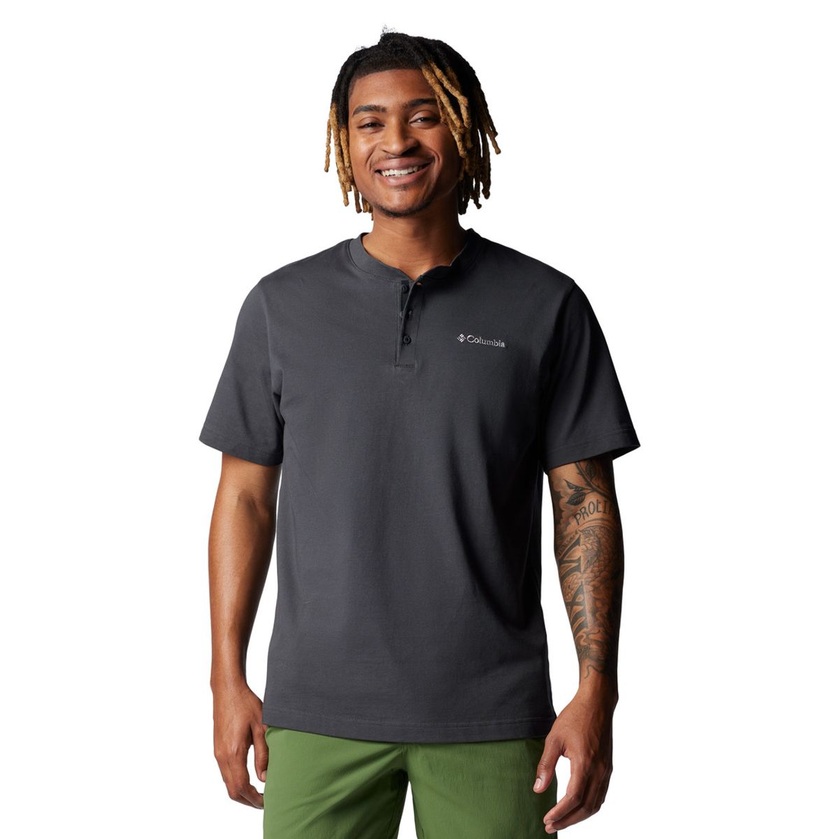 COLUMBIA - Camiseta Hombre Landroamer™ SS Henley II 2074361-MWD COLUMBIA.