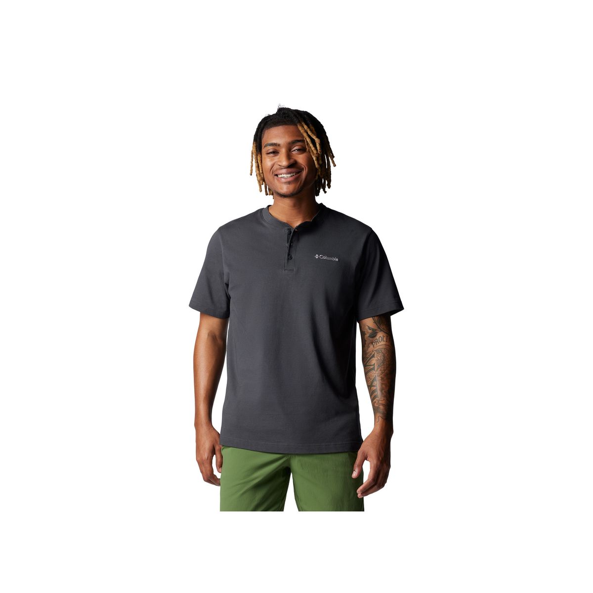 COLUMBIA - Camiseta Hombre Landroamer™ SS Henley II 2074361-MWD COLUMBIA.