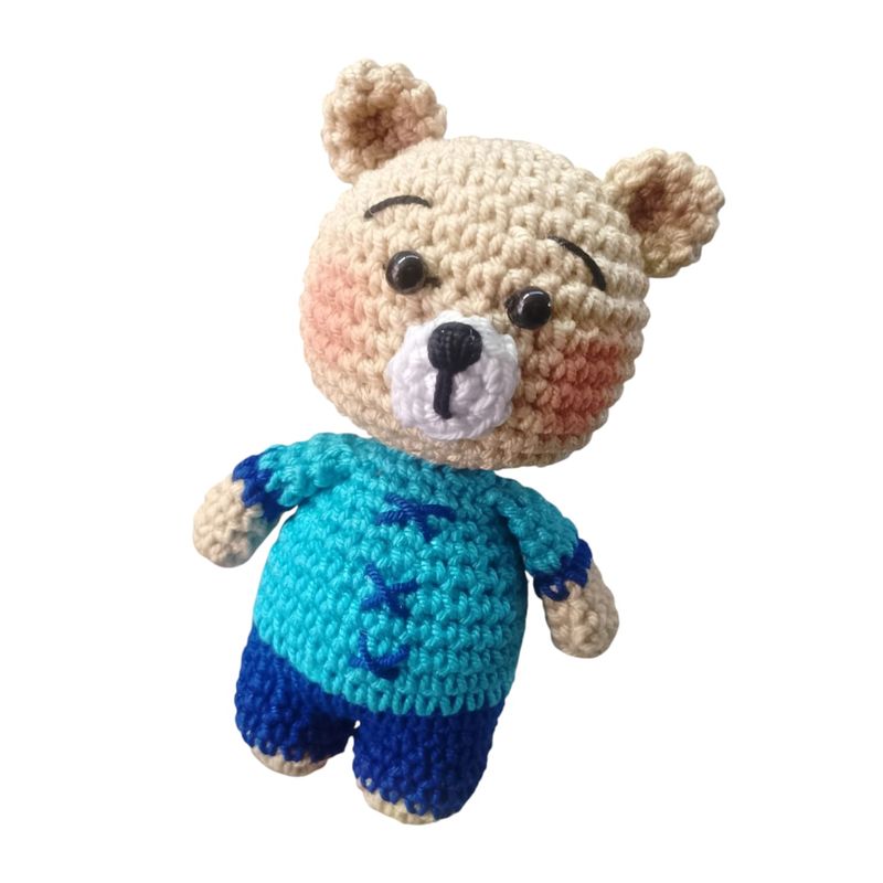 VANIDADES COLLECTIONS - Muñeco Oso Tejido Amigurumi Oso Tejido A Mano