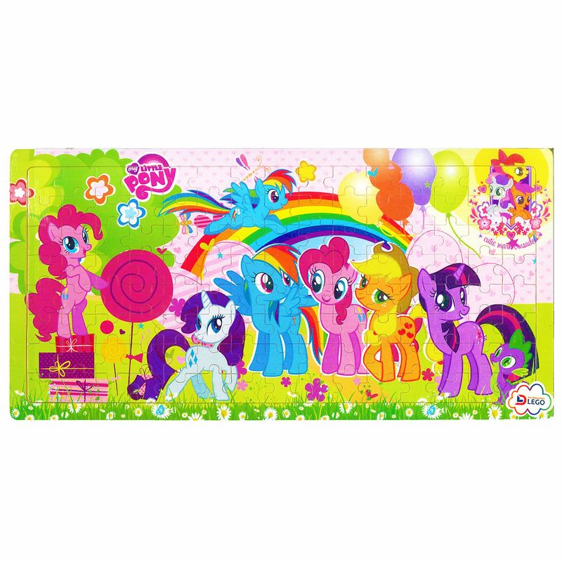 GENERICO - Rompecabezas Madera De My Little Pony 120 Piezas Para Niñas