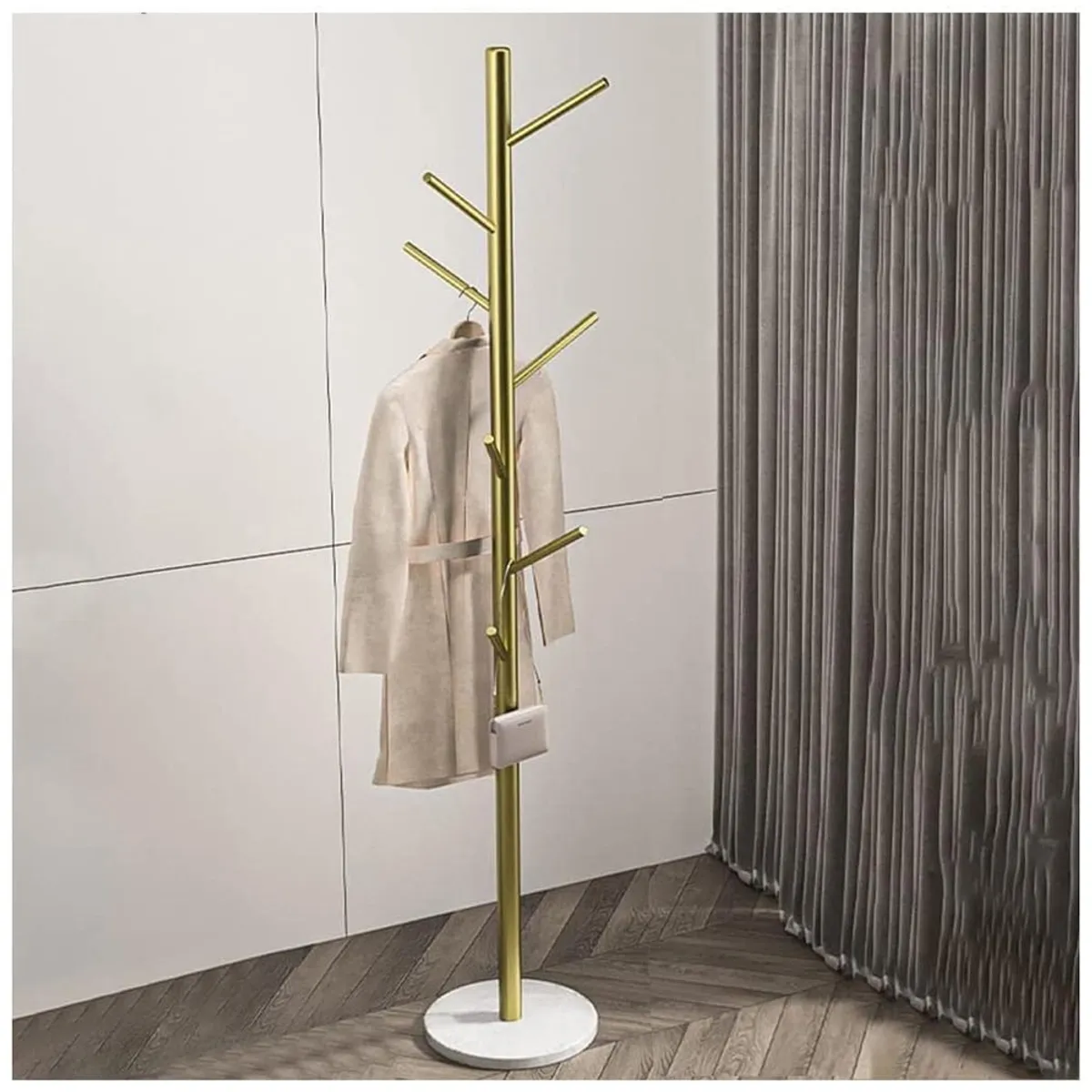 ONE PIXEL - Perchero De Metal Con Base Práctico Estable