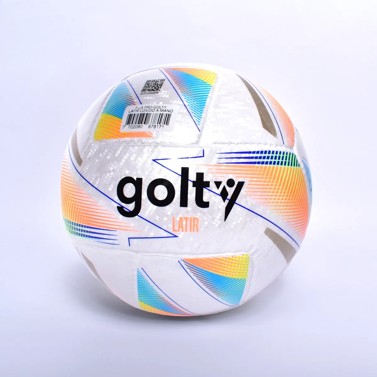 GOLTY - BALÓN DE FÚTBOL GRAMA SINTÉTICA PROFESIONAL GOLTY LATIR COSIDO A MANO