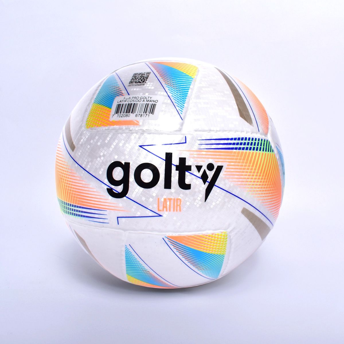 GOLTY - BALÓN DE FÚTBOL GRAMA SINTÉTICA PROFESIONAL GOLTY LATIR COSIDO A MANO