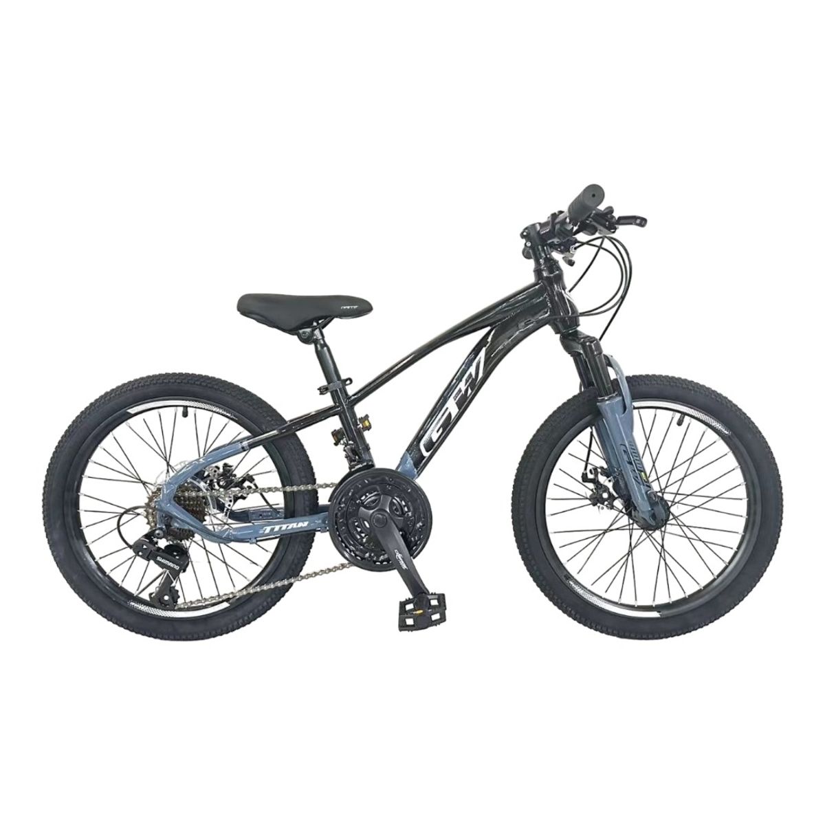 GW - Bicicleta de Montaña GW Titan 20 21V Negro