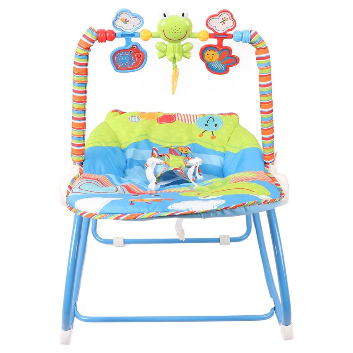 ONE PIXEL - Silla Mecedora Musical Para Bebe 3 En 1 Con Vibración